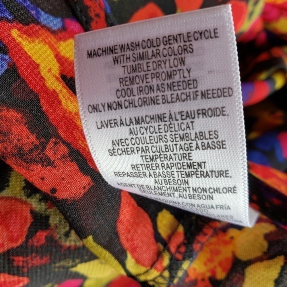 NWOT Lace Trim Vibrant Sexy Belted Robe S - Picture 8 of 8
